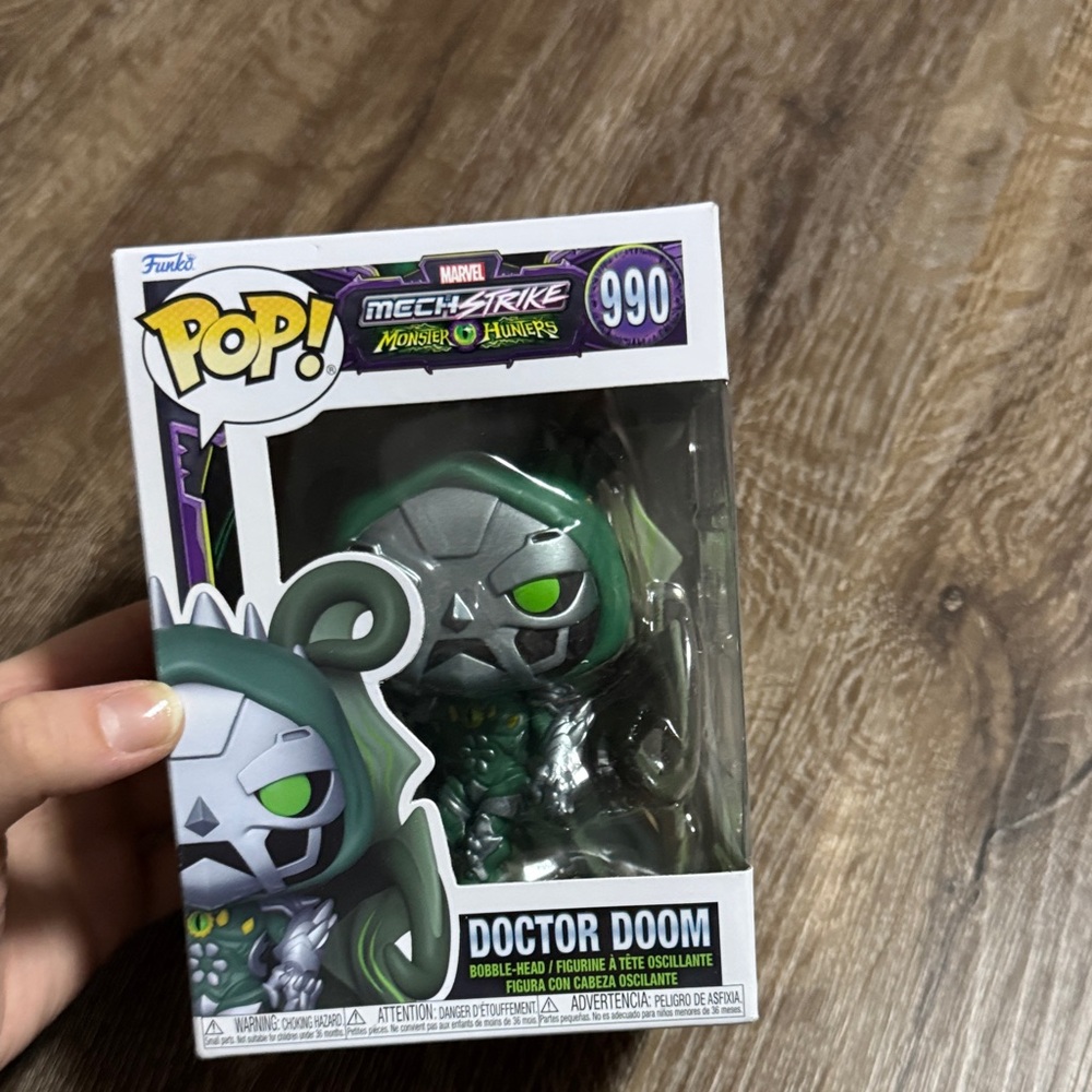 Funko Pop! Marvel Mech Strike Monster Hunters Doctor Doom - Green and Gray